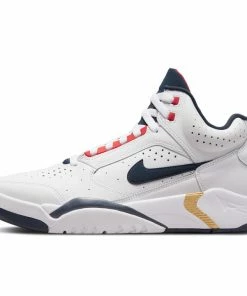 Nike Air Flight Lite Mid - White/Midnight Navy/University Red Latest