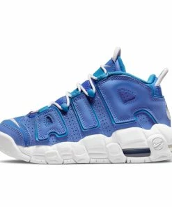 Nike Air More Uptempo (GS) - Medium Blue/White
