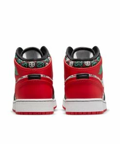 Jordan Brand Air Jordan 1 Mid SE (GS) - White/University Red