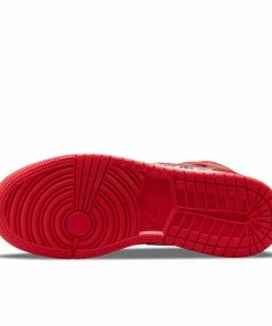 Jordan Brand Air Jordan 1 Mid SE (GS) - White/University Red