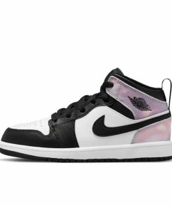 Jordan Brand Latest Jordan 1 Mid (PS) - Black/Bleached Coral
