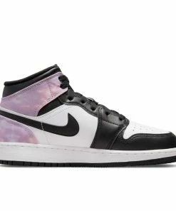 Jordan Brand Latest Air Jordan 1 Mid SE (GS) - Black/Bleached Coral