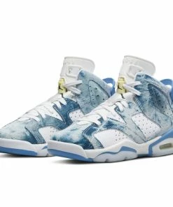 Jordan Brand Air Jordan 6 Retro (GS) - White/Dutch Blue Latest