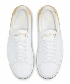 Jordan Brand Air Jordan 1 Centre Court - White/Light Orewood Brown/Metallic Gold