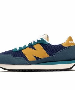 Sneaker Politics Shop 8 New Balance MS237LX1 - Mountain Teal/Gold