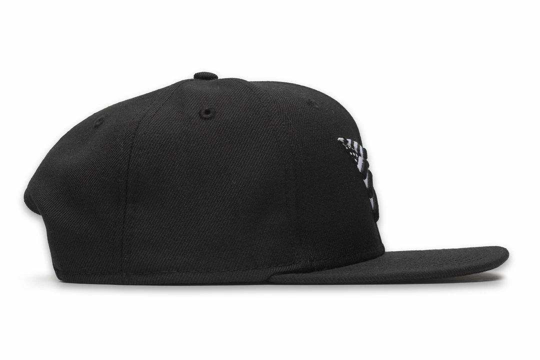 Paper Planes Original Crown Snapback Hat - Black/Black 2 Paper Planes Original Crown Snapback Hat - Black/Black