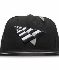 Paper Planes Original Crown Snapback Hat - Black/Grey