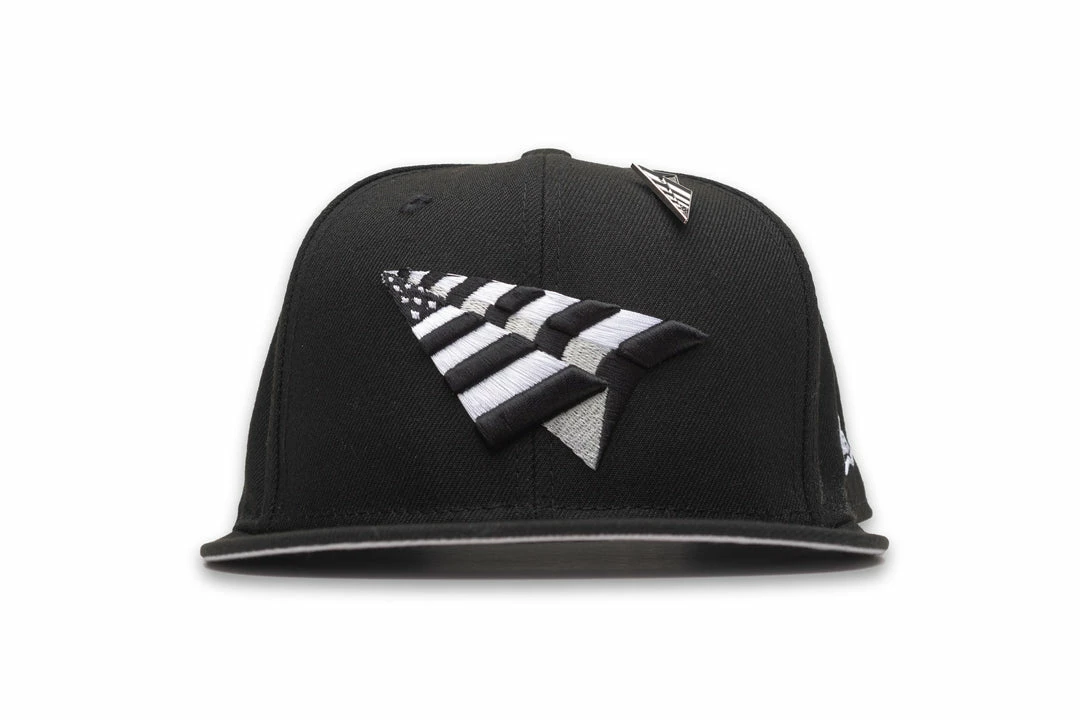 Paper Planes Original Crown Snapback Hat - Black/Grey 1 Paper Planes Original Crown Snapback Hat - Black/Grey