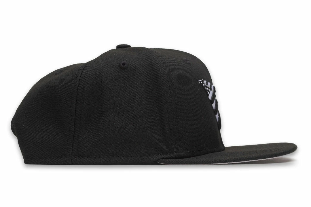 Paper Planes Original Crown Snapback Hat - Black/Grey 2 Paper Planes Original Crown Snapback Hat - Black/Grey