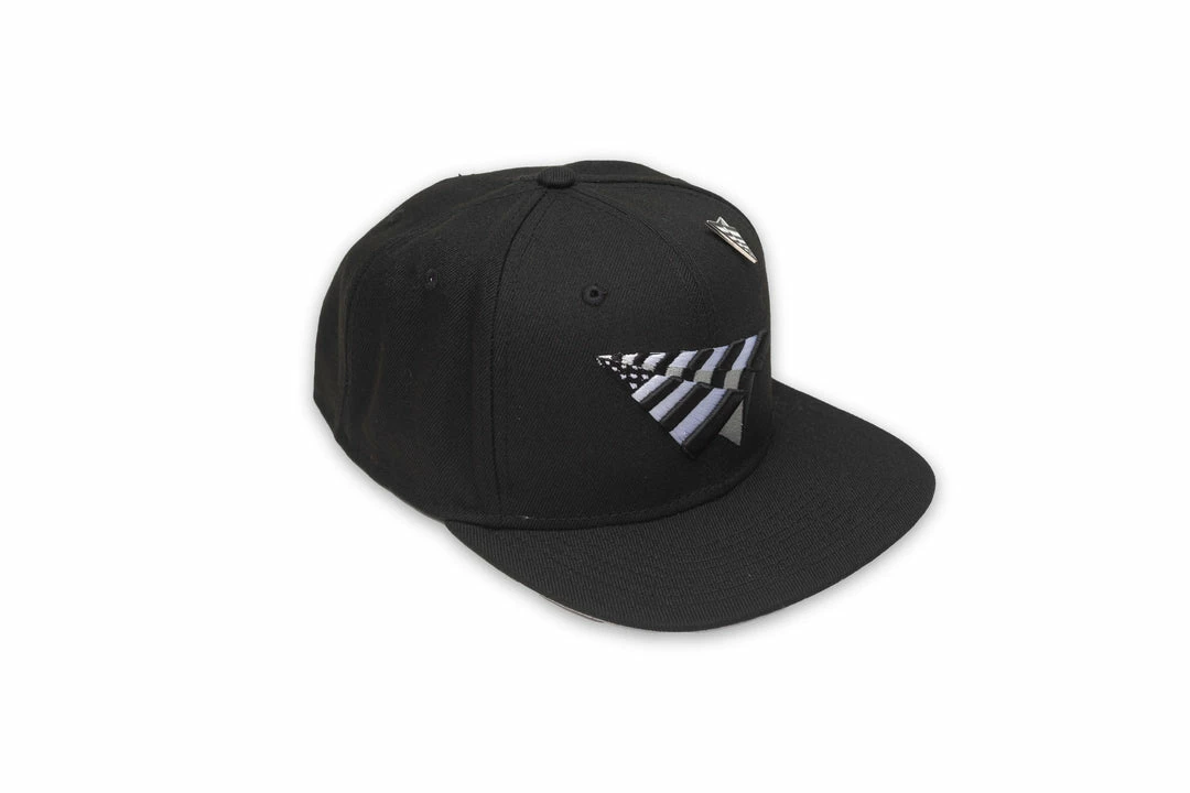 Paper Planes Original Crown Snapback Hat - Black/Grey 5 Paper Planes Original Crown Snapback Hat - Black/Grey