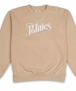 Sneaker Politics Politics Every Days Crewneck - Stone Latest