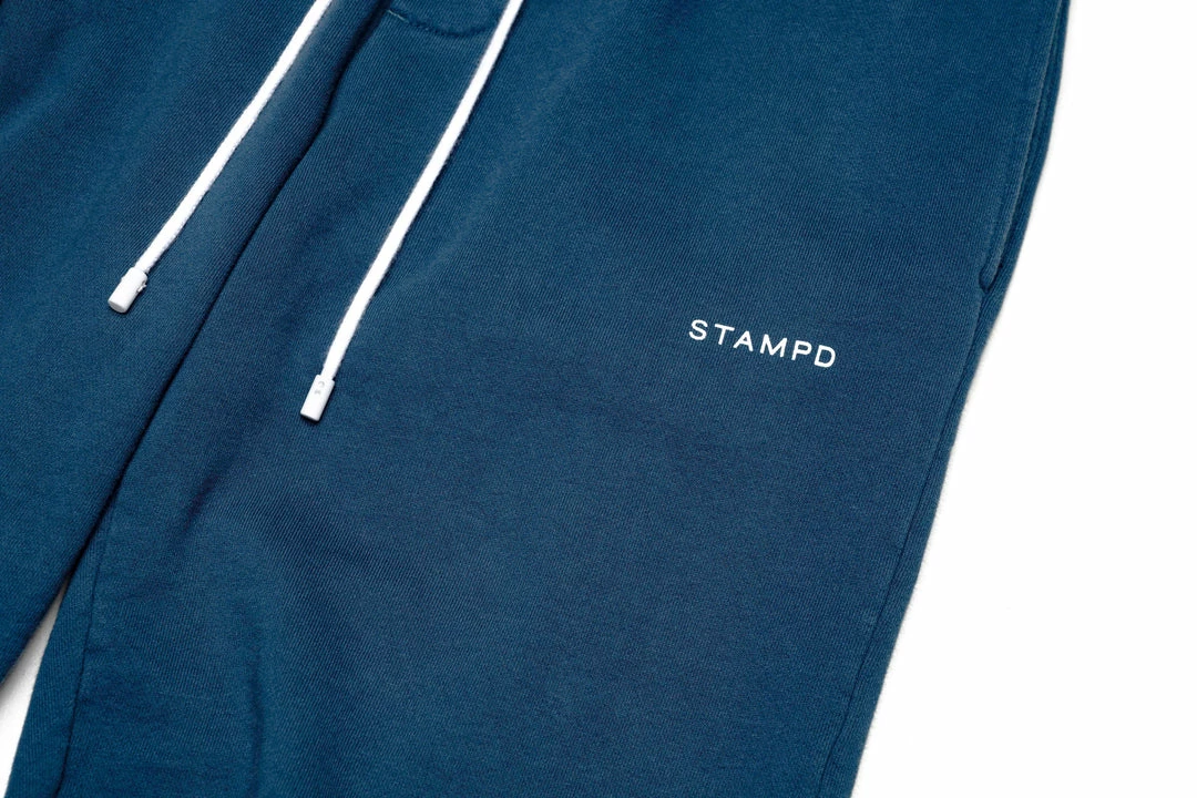 Stampd Classic Logo Sweatshorts - Navy 3 Stampd Classic Logo Sweatshorts - Navy