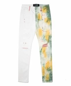 En Noir Cash Denim - Green Tiedye