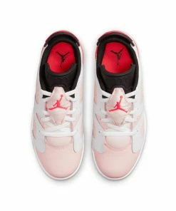 Jordan Brand Latest Air Jordan 6 Retro Low (PS) - White/Atmosphere/Infrared