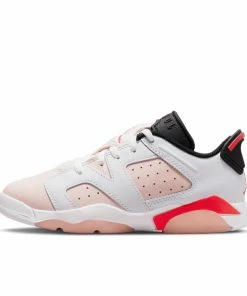 Jordan Brand Latest Air Jordan 6 Retro Low (PS) - White/Atmosphere/Infrared