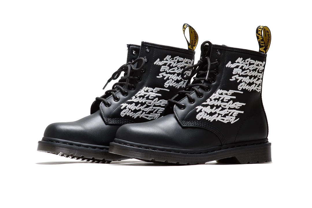 Dr. Martens X Futura Laboratories 1460 EMB - Black 2 Dr. Martens X Futura Laboratories 1460 EMB - Black