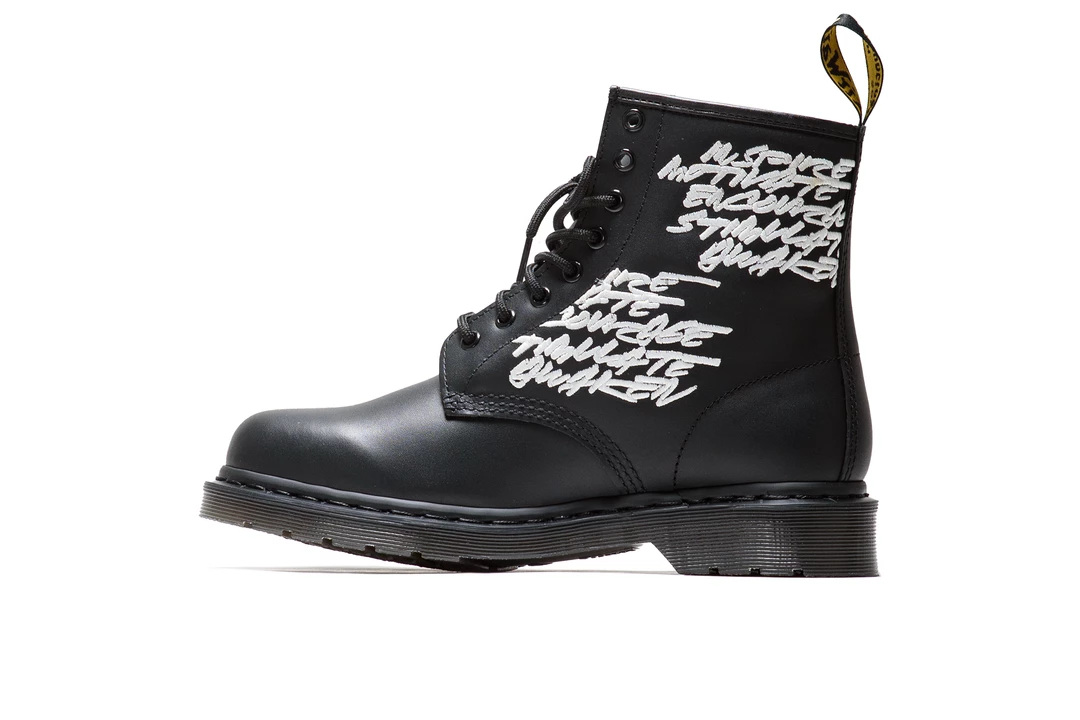 Dr. Martens X Futura Laboratories 1460 EMB - Black 4 Dr. Martens X Futura Laboratories 1460 EMB - Black