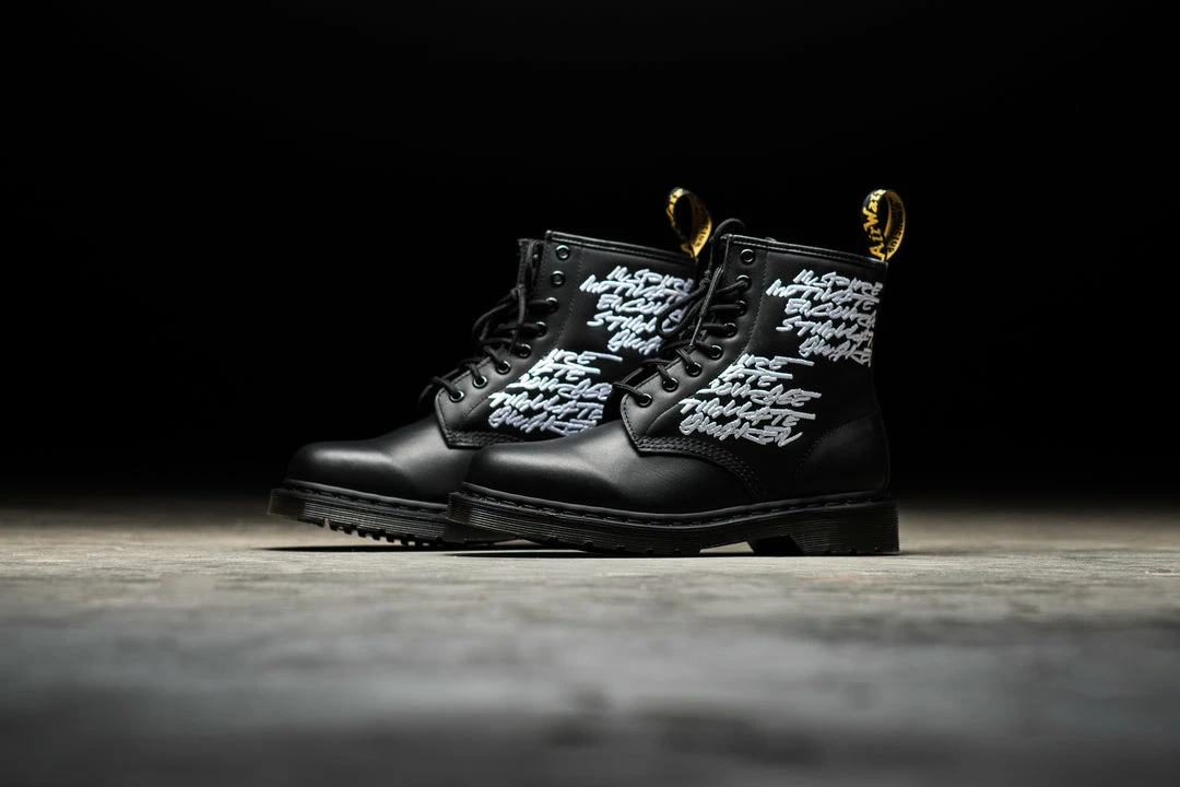 Dr. Martens X Futura Laboratories 1460 EMB - Black 7 Dr. Martens X Futura Laboratories 1460 EMB - Black