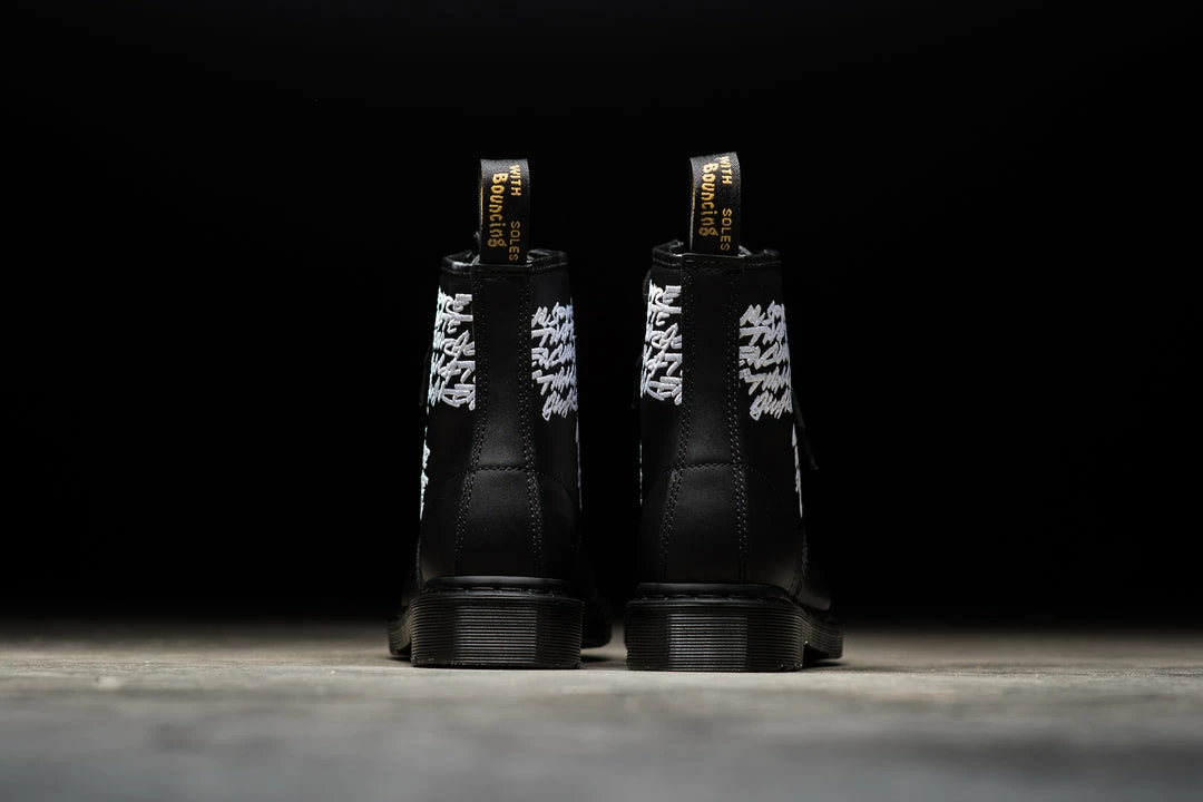 Dr. Martens X Futura Laboratories 1460 EMB - Black 8 Dr. Martens X Futura Laboratories 1460 EMB - Black