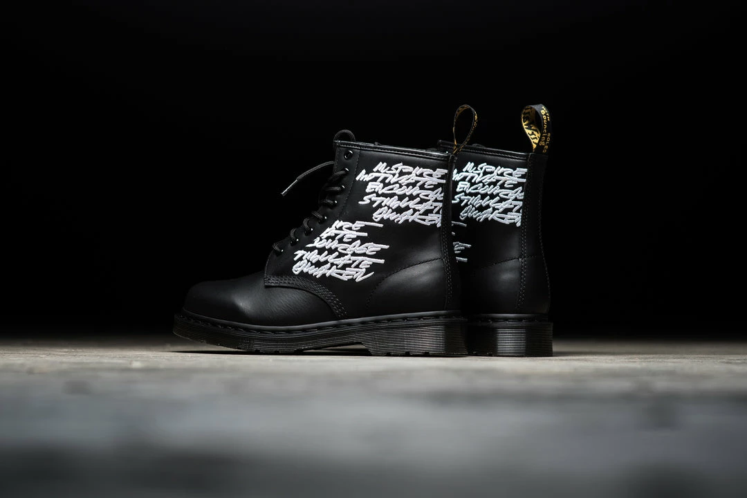 Dr. Martens X Futura Laboratories 1460 EMB - Black 9 Dr. Martens X Futura Laboratories 1460 EMB - Black