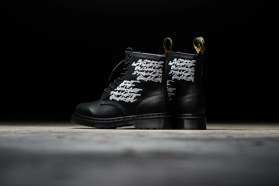 Dr. Martens X Futura Laboratories 1460 EMB - Black 13 Dr. Martens X Futura Laboratories 1460 EMB - Black