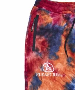 Pleasures Caffeine Polar Fleece Pants - Orange