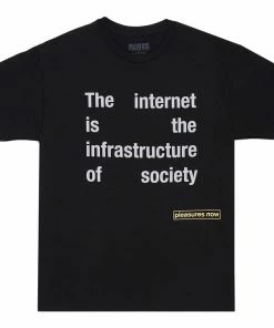 Pleasures Internet Tee - Black