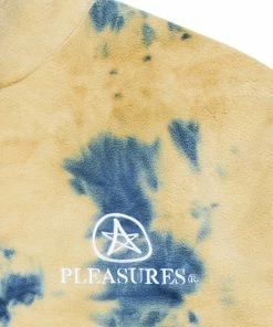 Pleasures Caffeine Polar Fleece Quarter Zip - Tan
