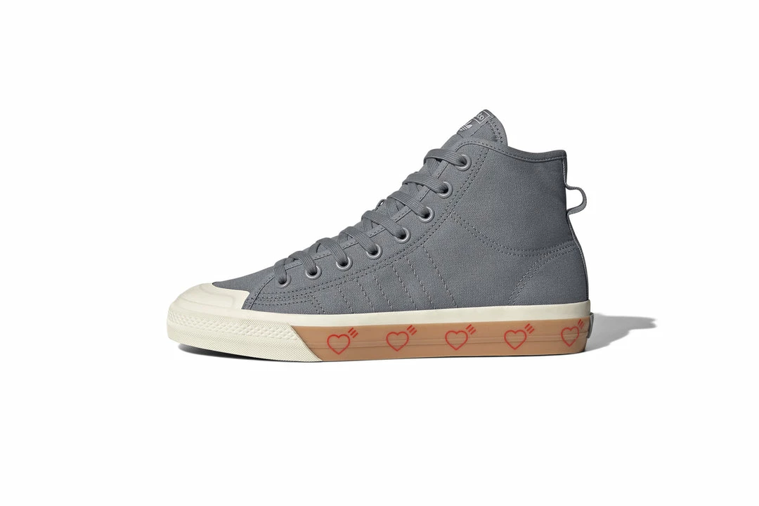 Adidas X Human Made Nizza Hi - Grey Five 1 Adidas X Human Made Nizza Hi - Grey Five