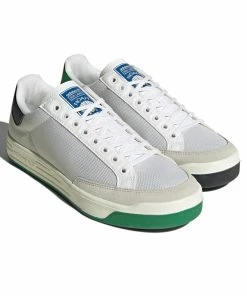 Adidas X Noah Rod Laver - Cloud White/Green/Collegiate Navy 9 Adidas X Noah Rod Laver - Cloud White/Green/Collegiate Navy