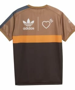 Adidas Human Made Graphic Tee - Cardboard/Tangerine