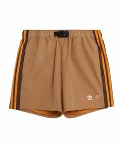 Adidas Human Made Wind Shorts - Cardboard/Tangerine