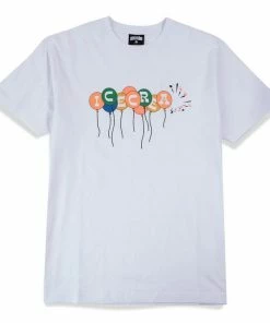 Ice Cream Balloon Tee - White