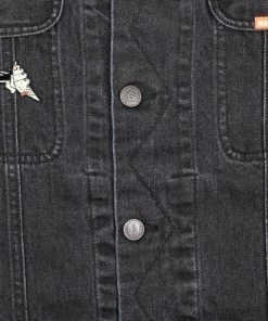 Ice Cream Trucker Denim Jacket - Black