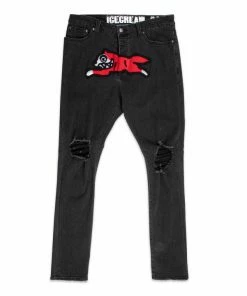 Ice Cream Running Dog Jean - Black Latest
