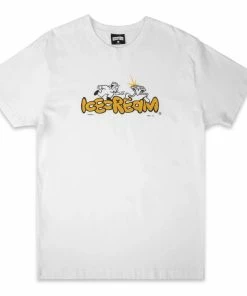 Ice Cream Chase Tee - White