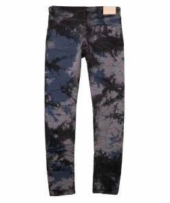 Purple Brand Slim Fit Jeans - Indigo Grey Marble