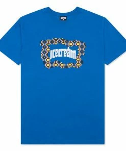 Ice Cream Flag SS Tee - Strong Blue