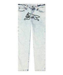 Ice Cream Running Dog Jean - Light Blue