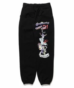 Sneaker Politics Politics X Jungles Good Morning Sweatpants - Black