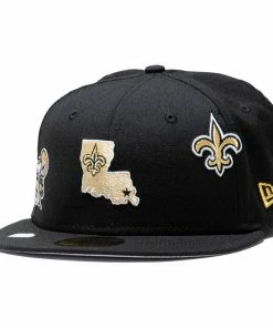 Latest Just Don X New Orleans Saints 59FIFTY Fitted - Black/Gold