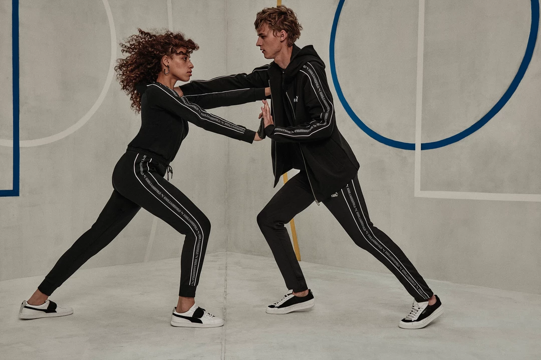 Puma Suede Classic X Karl Lagerfeld - Puma White / Puma Black 5 Puma Suede Classic X Karl Lagerfeld - Puma White / Puma Black