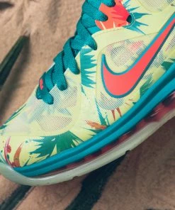 Latest Nike LeBron 9 Low - White Lime/Bright Mango/New Green