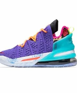 Nike LeBron XVIII 'Best 10-18' - Psychadelic Purple/Black/Multi