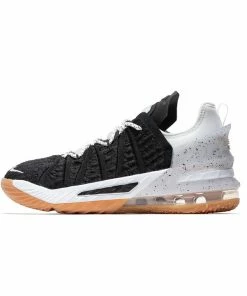 Nike LeBron 18 (GS) - Black/White/Gum Medium Brown