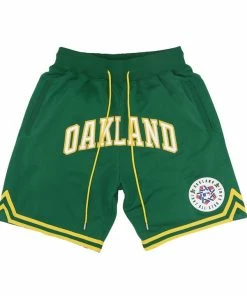 Just Don MLB 'Oakland Athletics' Shorts - Green Latest
