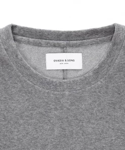 Apparel Ovadia & Sons 'Velour' Plush T-Shirt - Heather Grey