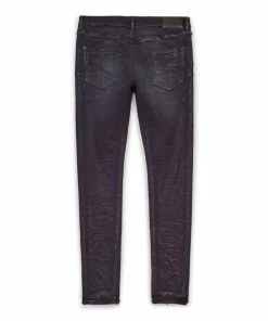 Purple Brand Low Rise Skinny Jean - Reverse Black