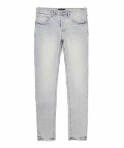 Purple Brand Low Rise Skinny Jean - Superlight Indigo Jacquard Monogram