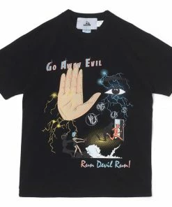 Jungles Go Away Evil Tee - Black